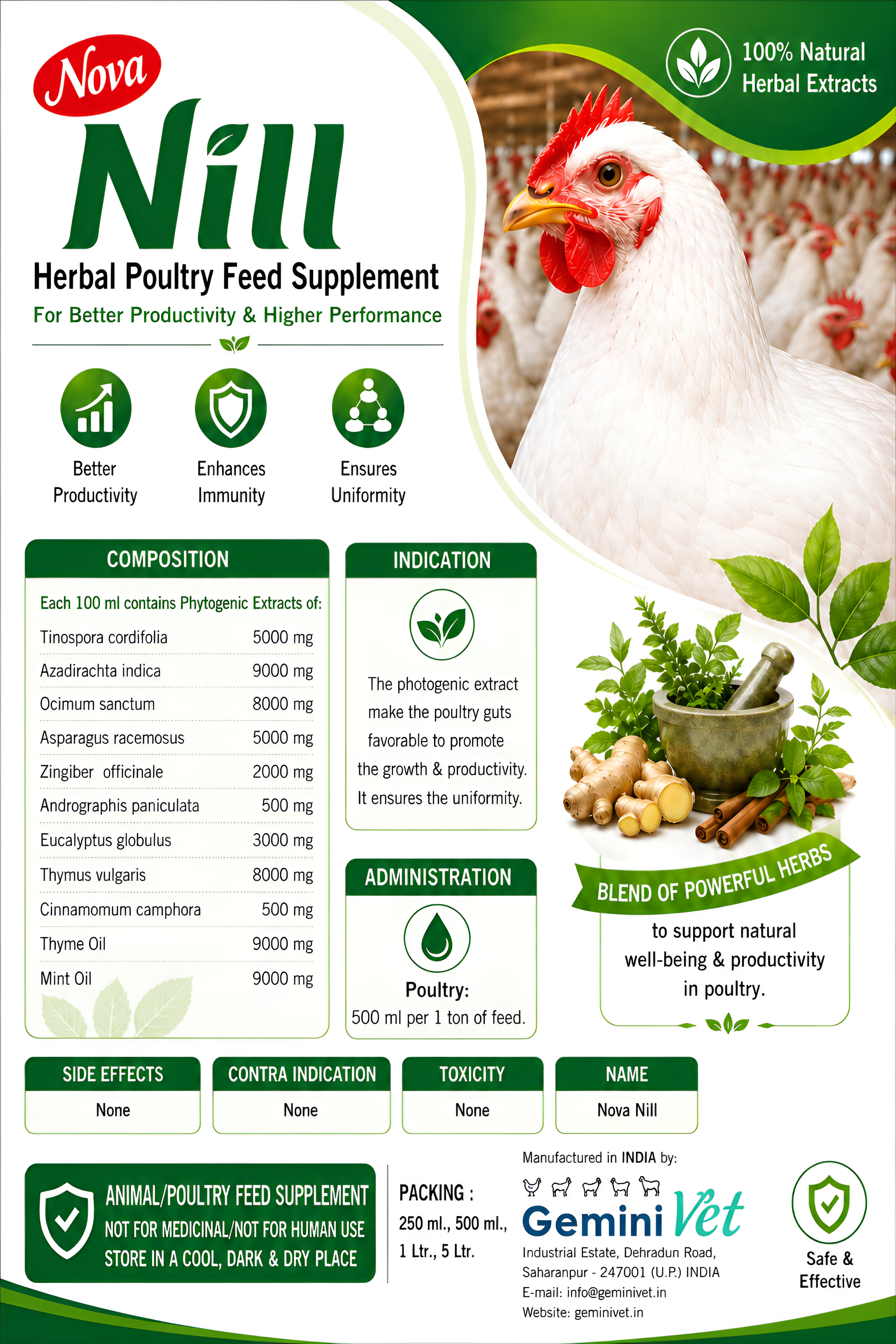 Nova Nill  "Herbal Growth & Immunity Support"