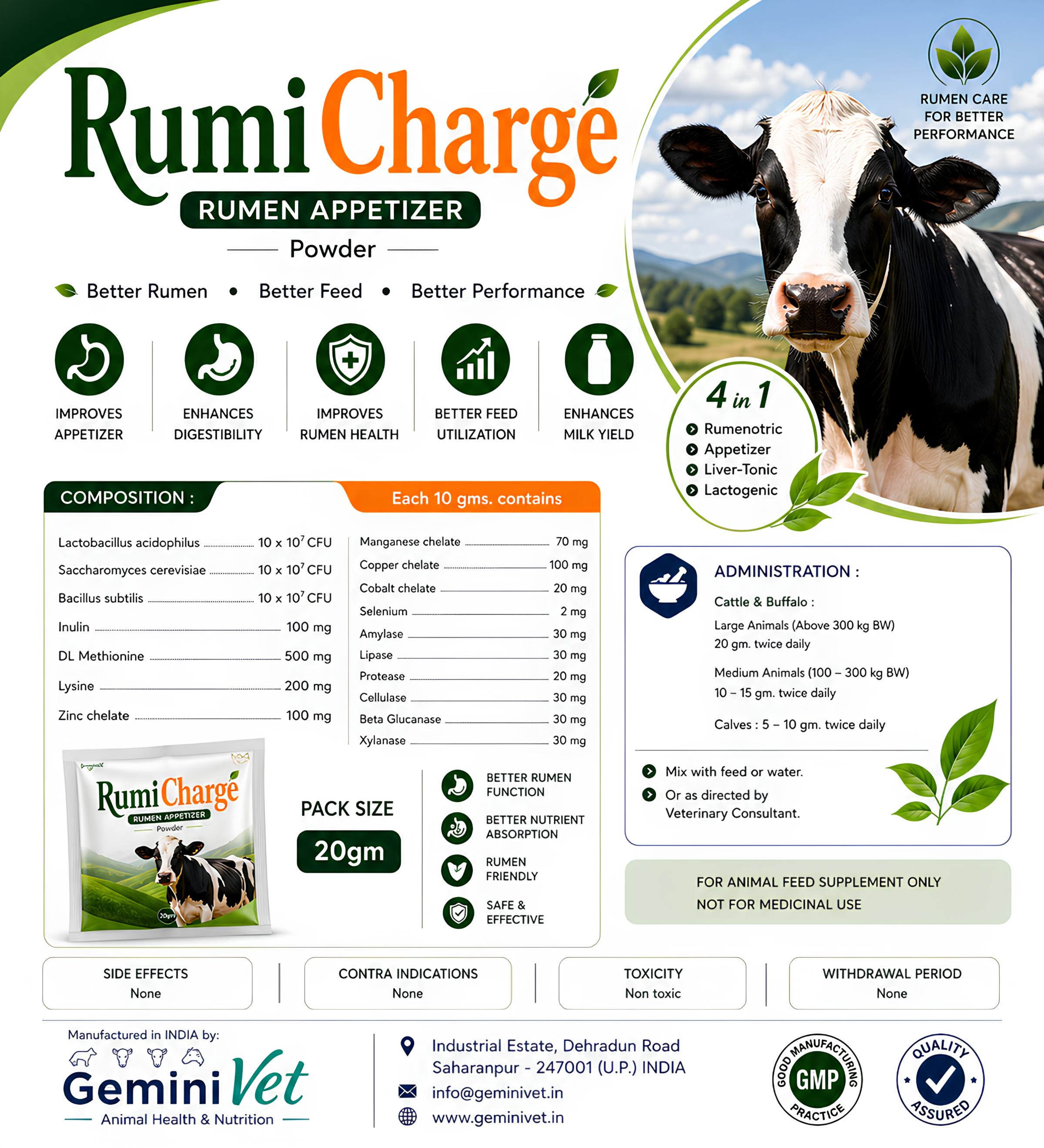 Rumi Charge "Rumen Health & Appetite Booster"